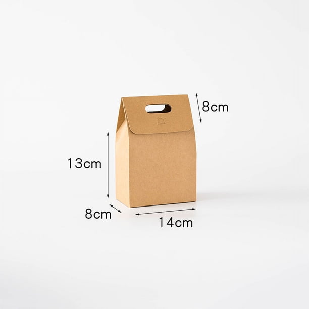 Bolsa de papel Kraft vintage simple, bolsa de regalo, bolsa de flores secas, bolsa de papel, caja de regalo, bolsa de regalo de cumpleaños