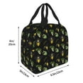 thumbnail image 2 of Pofeuu Bee Floral Print Lunch Bag Lunch Box Large Capacity Insulated Lunch Bag for Adult, Leakproof Reusable Lunch Tote Bags for Work, 2 of 5