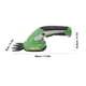 thumbnail image 5 of Cortadora de césped eléctrica 2 en 1, cortasetos inalámbrico de mano recargable para arbustos, 100?240V, 5 of 8
