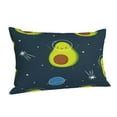 thumbnail image 2 of Kll Avocado In Space Pillow Covers Envelope Closure,Super Soft And Cozy Fuzzy Fleece Pillow Case Cover 16"X24", 2 of 9