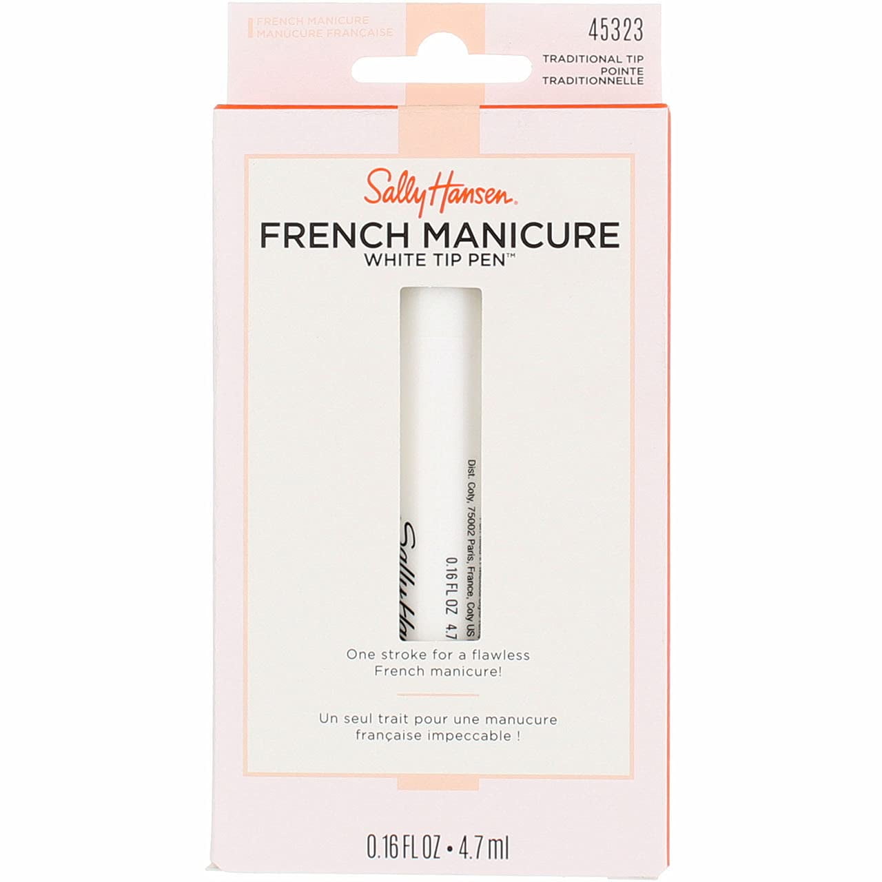 Hairlich French Liner, Manicure Pen, Manicure, Pedicure, White Nail Polish,  Paint Pen, Pen Shape, White Nail Tips, Nail Art, Nail Styling :  : Beauty