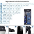 thumbnail image 2 of Juego de Destornilladores de Precisión, 61 en 1, Kit de Herramientas de Reparación de Computadoras con 56 Puntas, Kit de Destornilladores Electrónicos Profesionales Compatible con Laptop, PC, Cámara,, 2 of 3