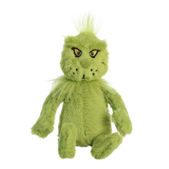Aurora - Small Green Dr. Seuss - 8" Grinch - Whimsical Stuffed Animal