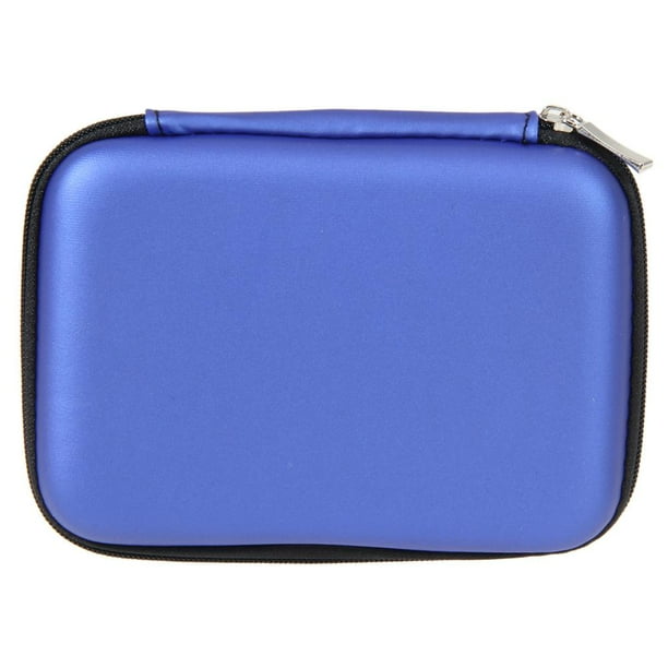 Paquete de disco duro de 2,5 pulgadas, bolsa para auriculares, paquete de energía móvil multifunción, bolsa EVA azul Ehuebsd Para estrenar