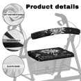 thumbnail image 5 of HELLHERO Astrology Rollator Walker Seat Back Cover Seat & Backrest Cover Set and Removable and Washable Easy Install for Outdoor Park and Suitable for Parks, 5 of 7