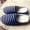 Dark Blue, variant on Naierhg Women's Men's Winter Striped Warm Soft Anti-Slip Indoor Shoes Home Slippers for Home Yellow
