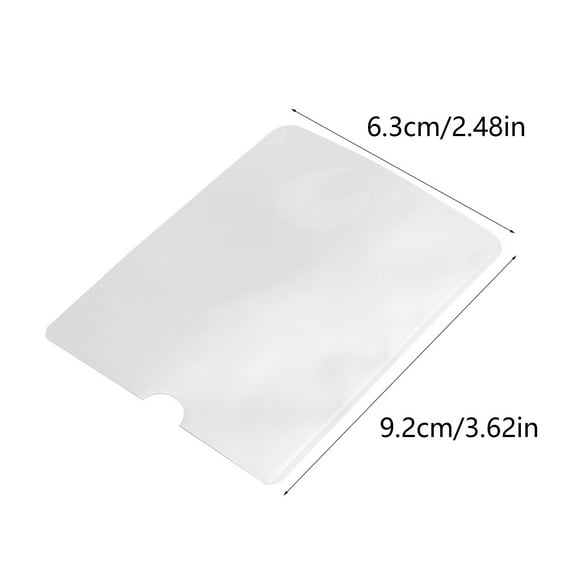 COOLHOOD 5Pcs Blocking Sleeves Set Credit Card Protecting Case Blocking Sleeve Effectively Protect Your Credit Debit and Card