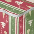 thumbnail image 4 of Christmas Rectangle Pouf, Chinese Style Lettering Merry Christmas Deer Pines Stars Border Lines, Foot Stool for Living Room Office Ottoman with Cover, 25", Green Dark Coral White, by Ambesonne, 4 of 4