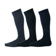 thumbnail image 1 of Pierre Henry Premium Over the Calf Dress Socks for Men | Combed Cotton Long Comfort Socks | Black, Navy, Gray (3 Pairs) (Size 7 -11), 1 of 5
