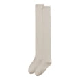 thumbnail image 3 of Women Sparkle Over Knee Stockings Glitter Thigh High Socks (Beige One Size), 3 of 3