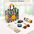 thumbnail image 5 of FORMRS Womens Corduroy Tote Bag Crossbody Shoulder Handbag with Pocket, Geometric Sun, 5 of 7