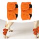 thumbnail image 5 of 2 rodilleras ajustables para mascotas, soporte para patas de perro, protectores de codo para perros Naranja L, 5 of 9
