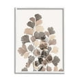 thumbnail image 4 of Stupell Industries Modern Ginkgo Leaf Arrangement Translucent Brown Grey Leaves, 11 x 14,Design by Albert Koetsier, 4 of 5