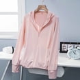 thumbnail image 3 of Mdesiwst Women Sun Protection Anti-UV Coat Cycling Outdoor Long Sleeve Hooded Zipper Closure Thin Quick Dry Cooling Sunshade Jacket, 3 of 7