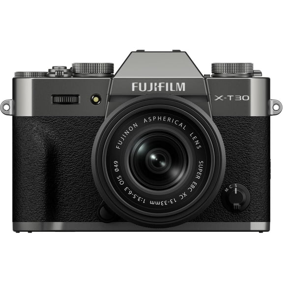Restored FUJIFILM X-T30 III Mirrorless Digital Camera with FUJINON XC13-33mmF3.5-6.3 OIS Lens, Charcoal Silver, International model