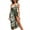 Army Green Floral - 2pcs, variant on IDOPIP Women’s One Piece Swimsuit with Cover Up Skirt Floral Print Bikini Set S Green Floral - 3pcs