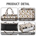 thumbnail image 4 of Large Capacity Tote Bag,Highland Cow Barrel Boot Butterfly Pattern Handbag Fashion Luxury Tote Bag,15.7"x13"x 5.1" Inches,Laptop Compatible, 4 of 6