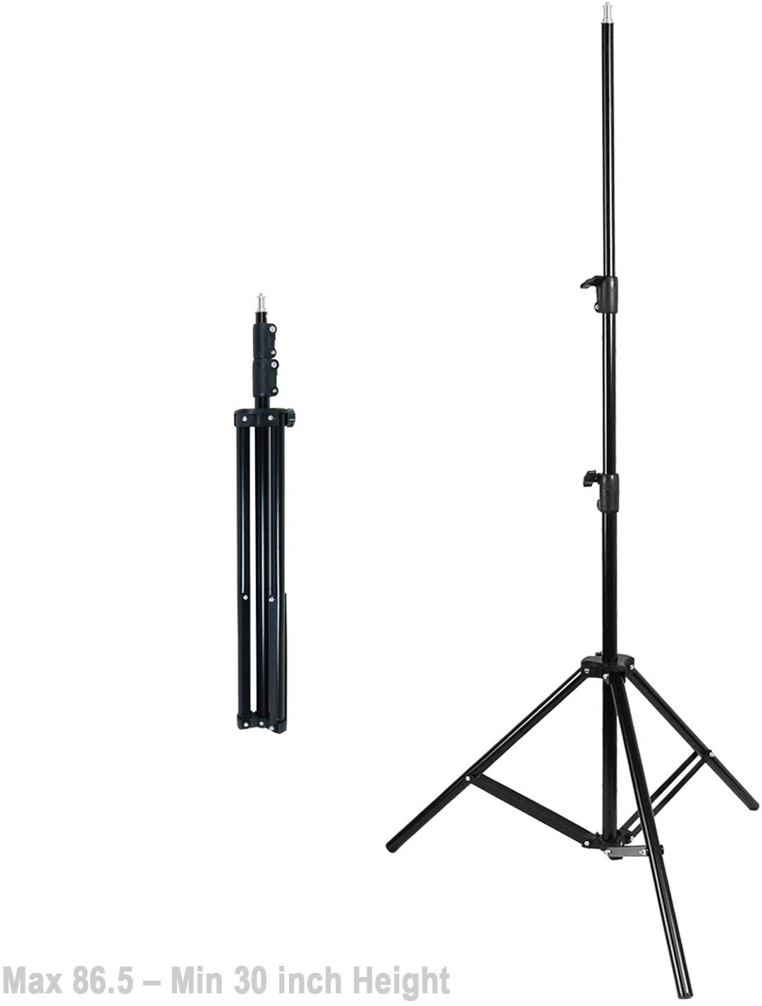 LS Photography 20 x 28 Inch Soft Box Lighting Kit with Bulb Socket, Boom Stand and Slope Arm Bar, 1200W Output Softbox Light for Video Camera Photography, Photo Portrait Studio, WMT1189 - image 5 of 7