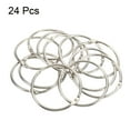 thumbnail image 3 of Uxcell 3" OD 2.6" ID Loose Leaf Rings Binder Ring Steel for Book DIY Scrapbook Notebook, Silver 24 Pack, 3 of 5