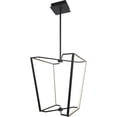 thumbnail image 1 of Dainolite CUR-1848C-MB Lustre Curant 48W, Noir Mat avec Diffuseur en Silicone Blanc, 1 of 1