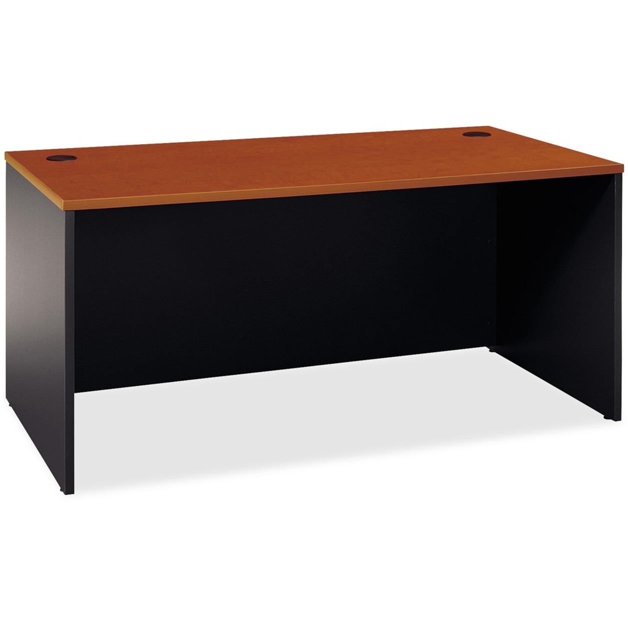 Bush Business Furniture Series C66W Desk Shell in Auburn Maple