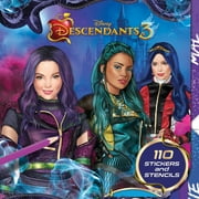 Disney Descendants 3: Fashion Design Sketchbook - Make It Real, Includes 110 Stickers & Stencils, Draw Sketch & Create, Fashion Coloring Book, Tweens & Girls, Kids Ages 6+