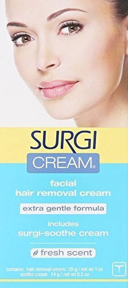 Surgi cream Hair Remover Extra Gentle Formula For Face 1 Ounce