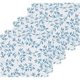 thumbnail image 3 of SKYSONIC Leave Branches Cotton Washcloths Set of 4, Highly Absorbent Soft Fingertip Towel for Bathroom, Gym, Hotel and Spa, 12 x 12 Inch, 3 of 7