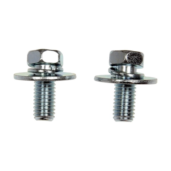 KarParts360 Multi-Purpose Bolt | Steel Material | Bright Zinc Finish | Silver | Bolt Fastener | Hex Head Drive | Coarse Thread | 2 pieces | Replacement For 90080-11547