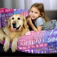 thumbnail image 3 of Softball Blanket Softball Gifts for Girls Teens Women,Softball Stuff Accessories Softball Throw Blankets,Best Softball Coach Team Gifts for Softball Lover Softball Player 50"X 40", 3 of 6