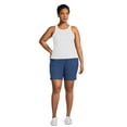 thumbnail image 2 of JMS Just My Size by Hanes Women's Plus Size Pull On Shorts with Pockets, Single and 2-Pack, 9” Inseam, Sizes 0X-4X, 2 of 10