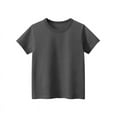 thumbnail image 5 of Bellafa 3-Pack Short Sleeve Little Boy & Girls T-Shirts Toddler Multicolor Cotton Tops Shirt Summer Beach Casual Tops Tee 1-9 Years Kids, 5 of 6