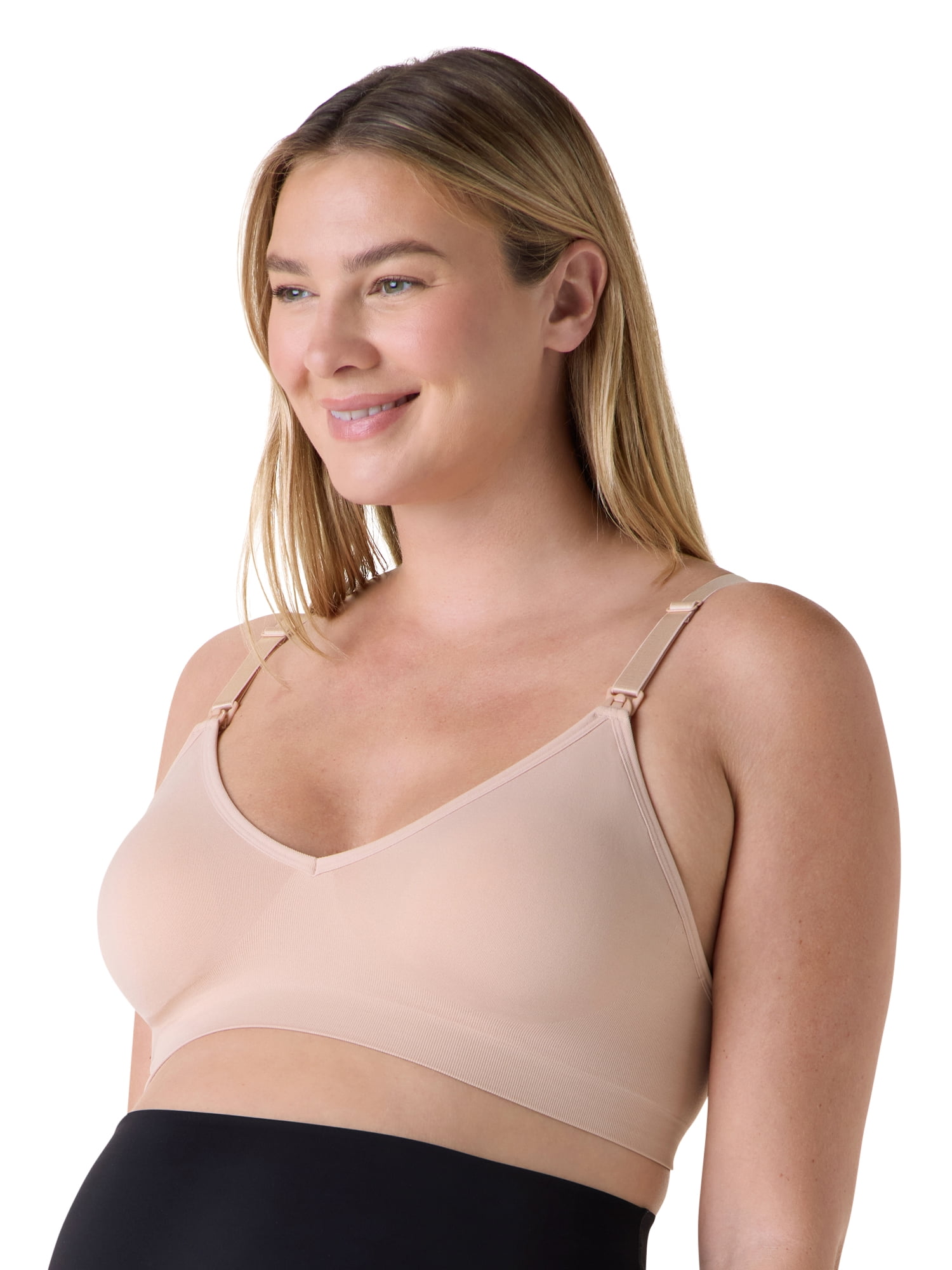 Ingrid & Isabel For Every Belly Women's Maternity & Nursing Seamless, 3-Pack Bra, SizesS-XXXL