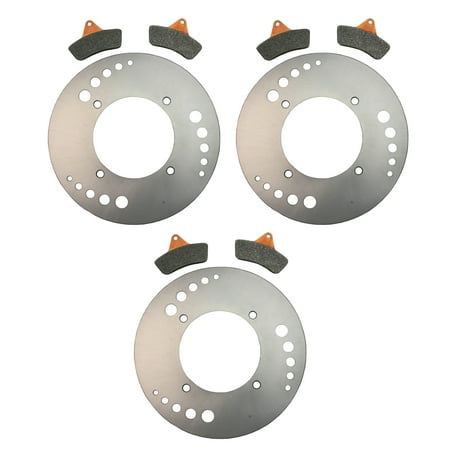 - Front & Rear Brake Rotors & Semi-Metallic Pads 2002 Arctic Cat 375 Auto 2x4, 4x4