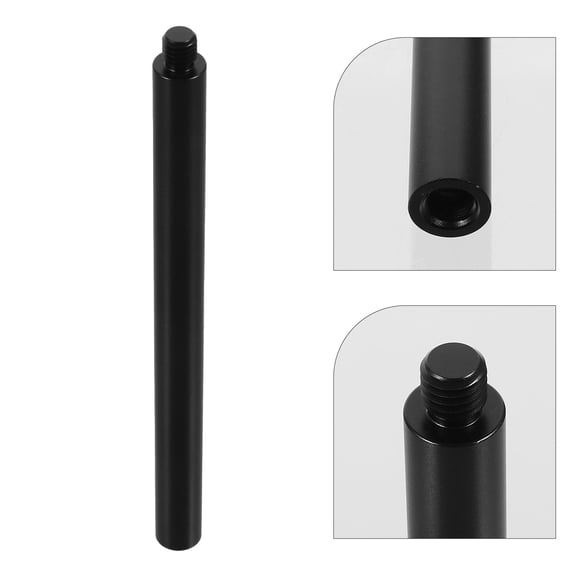 DEEPCRAFF 1Pcs Black Extension Bar for Pole for Outdoor String Lights Cylindrical 16.00X1.20X1.20cm