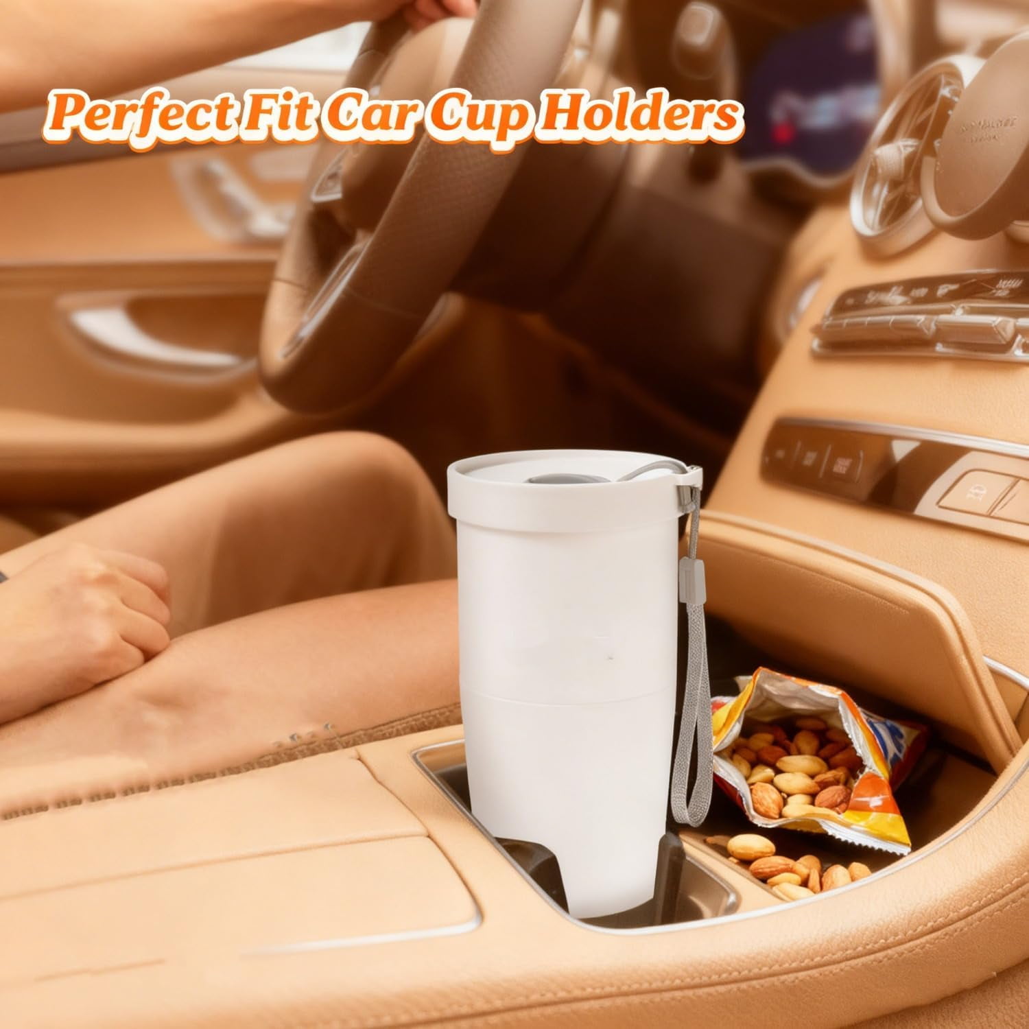 Portable Sunflower Seed Spit Cup with Shell Storage, 3D Printed Compartment Snack Container for Pistachios & Seeds, Mess-Free Snacking for Car, Travel, Baseball Games (Green)