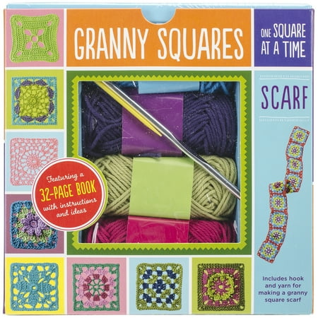 Quayside Publishing 072838 Granny Squares Scarf Kit