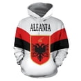thumbnail image 3 of Sudadera con capucha con estampado 3D de la bandera de Albania para hombre, sudadera con capucha y chándal, ropa deportiva para hombre, 3 of 5