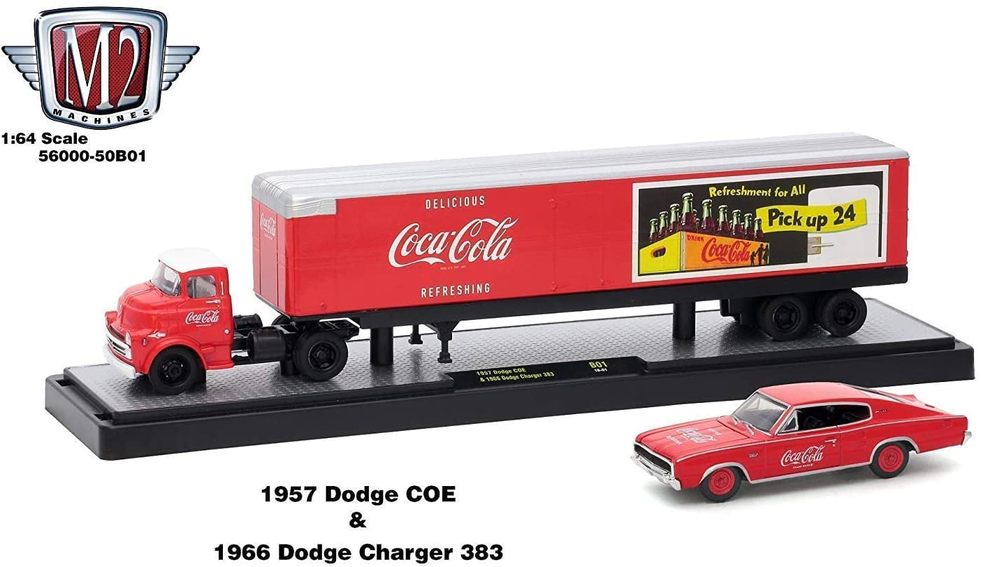 M2 Machines 1966 Dodge Charger Gasser Coca-Cola Christmas Polar