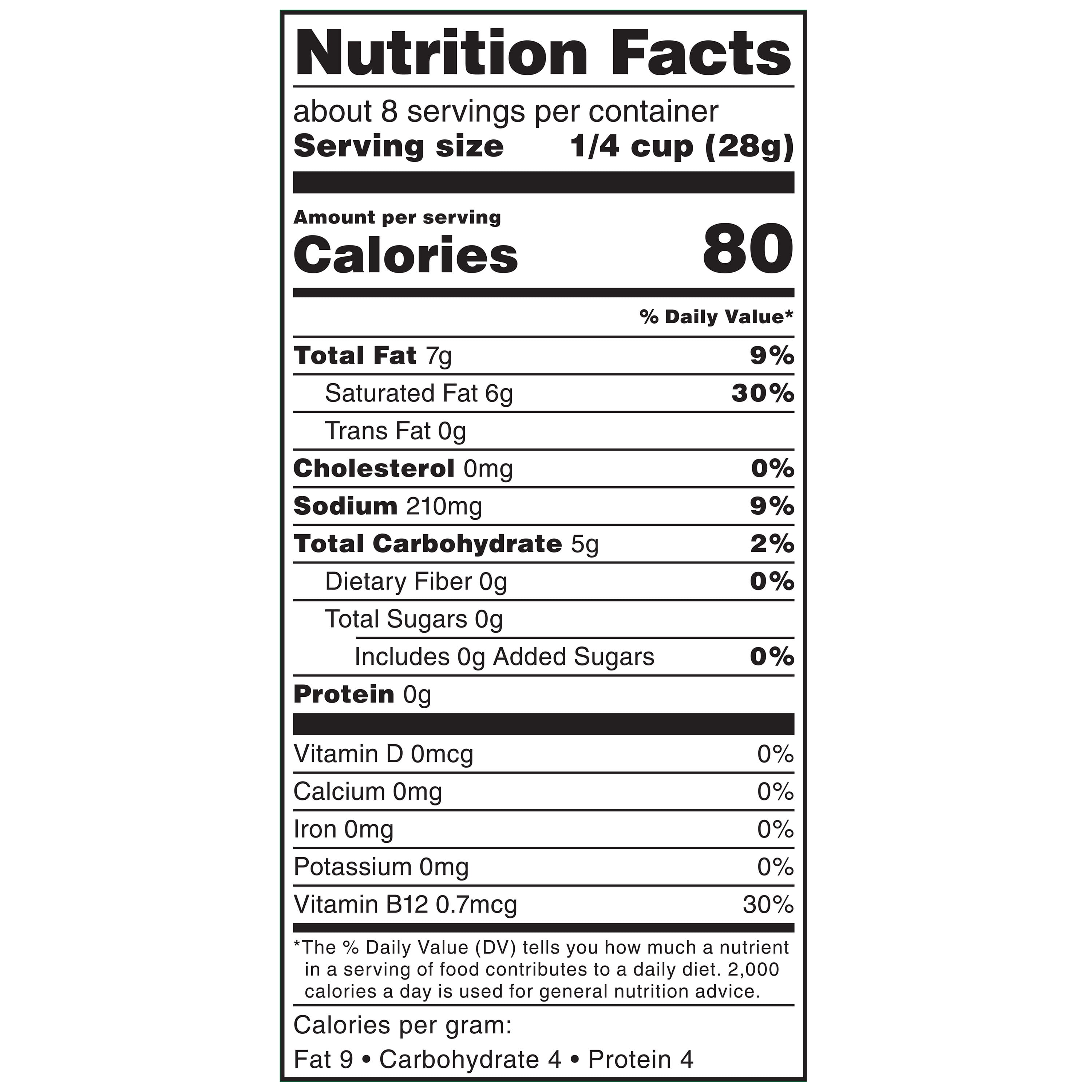 bettergoods Plant-Based Mozzarella Dairy-Free Cashew Shredded Cheese Alternative, 8 oz Bag