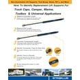 thumbnail image 3 of Qty 1 new made by Stabilus 4F-212511 Window Glass Lift Support, 3 of 6