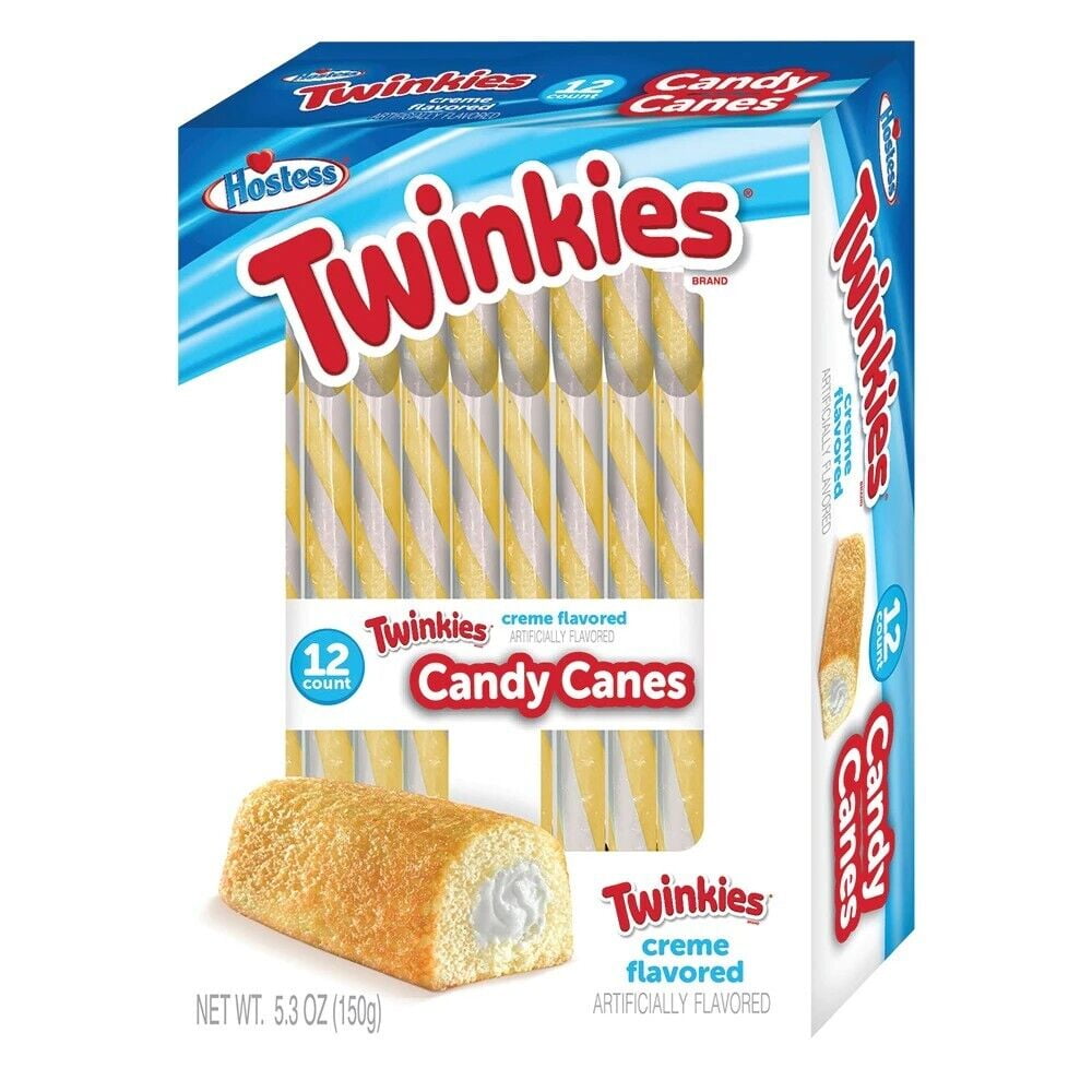 Hostess Twinkies Flavored Candy Canes 12 Ct - Walmart.com