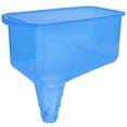 thumbnail image 1 of Oil Funnel Square Shape Plastic Oil Change Tool Capless Gas Tank Funnel Accessory, 1 of 4