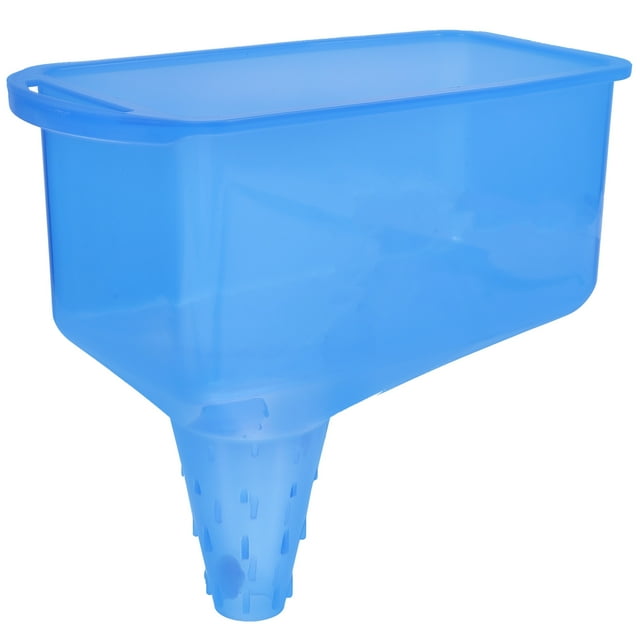 Oil Funnel Square Shape Plastic Oil Change Tool Capless Gas Tank Funnel Accessory