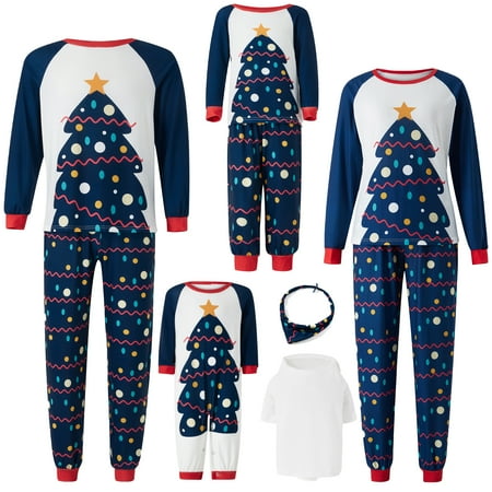 

CenturyX Xmas Pajamas for Family Christmas Family Pajamas Matching Sets Xmas Pjs Holiday Sleepwear for Couples Kids Baby White Kids 5-6 Years