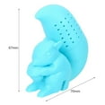 thumbnail image 3 of Squirrel Tea Infuser Tea Strainer For Brewing Herbs Spice Strainer Kitchen Tools Blue YIWEI, 3 of 7