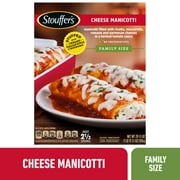 Stouffer's Cheese Manicotti Family Size Frozen Meal, 29.5 oz (Frozen)