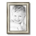 thumbnail image 2 of ArtToFrames 8" x 12" Antique Silver Panel Picture Frame, 8x12 inch Silver Wood Poster Frame (WOM-4760), 2 of 7
