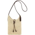 thumbnail image 1 of LHSHID Womens Small Straw Crossbody Bag Handwoven Beach Shoulder Bag Handbag Purse with Tassel for Summer, 1 of 6