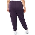 thumbnail image 3 of Terra & Sky Women's Plus Size Fleece Sweatpant, Available in 1,2, 3-Packs, Sizes 0X-4X, 3 of 22